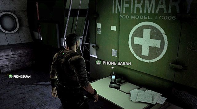 Telefon do kontaktowania się z Sarą - Poradnik do gry - Mobilne centrum dowodzenia - Paladyn | Splinter Cell Blacklist - Tom Clancys Splinter Cell: Blacklist - poradnik do gry