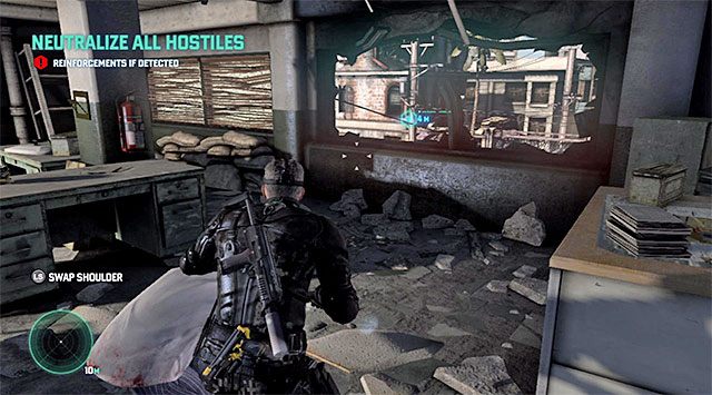 Wyjście - Eskortowanie Kobina | Misja 1 - Kryjówka | Splinter Cell Blacklist - Tom Clancys Splinter Cell: Blacklist - poradnik do gry