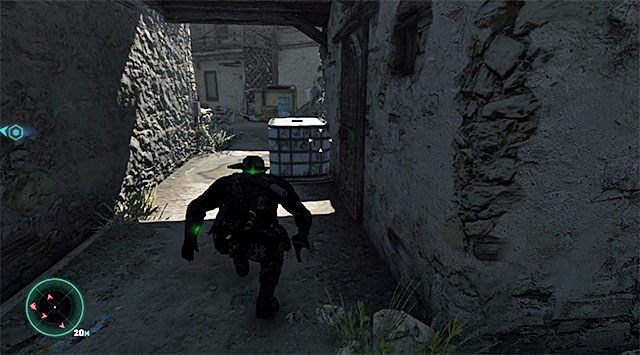 Przejście między budynkami - Zlokalizowanie źródła transmisji | Misja 2 - Forteca partyzantów - Tom Clancys Splinter Cell: Blacklist - poradnik do gry