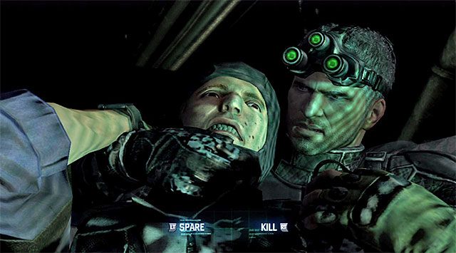 Moment wyboru - Zbadanie tuneli | Misja 3 - Amerykańska konsumpcja | Splinter Cell Blacklist - Tom Clancys Splinter Cell: Blacklist - poradnik do gry