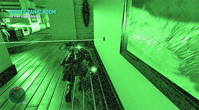 Pierwsza pułapka laserowa - Odnalezienie kryjówki Nouriego | Misja 4 - Prywatna posiadłość - Tom Clancys Splinter Cell: Blacklist - poradnik do gry