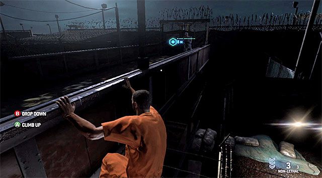 Mostek z pojedynczym wartownikiem - Odzyskanie wyposażenia Fishera | Misja 8 - Ośrodek więzienny - Tom Clancys Splinter Cell: Blacklist - poradnik do gry