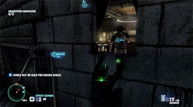 Jedna z bocznych okiennic - Misja 1 - Fort morski Hawkinsa | Dodatkowe misje - Grim - Tom Clancys Splinter Cell: Blacklist - poradnik do gry