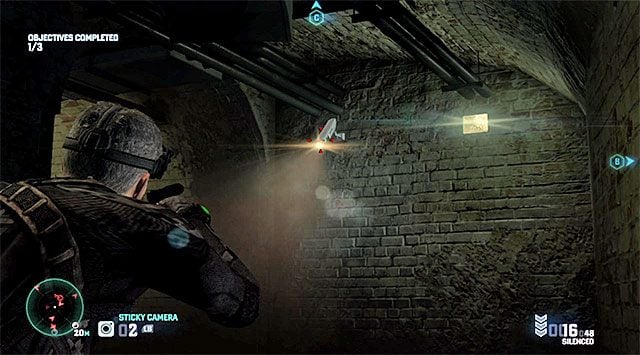 Jedna z kamer - Misja 1 - Fort morski Hawkinsa | Dodatkowe misje - Grim - Tom Clancys Splinter Cell: Blacklist - poradnik do gry