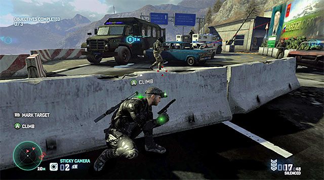 Plac - Misja 2 - Przejście graniczne | Dodatkowe misje - Grim | Splinter Cell Blacklist - Tom Clancys Splinter Cell: Blacklist - poradnik do gry