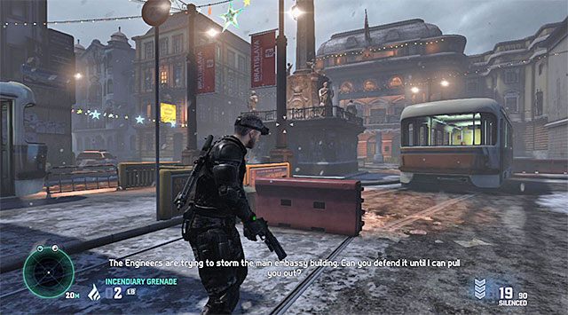 Główny plac - Misja 3 - Ambasada Egiptu | Dodatkowe misje - Charlie | Splinter Cell Blacklist - Tom Clancys Splinter Cell: Blacklist - poradnik do gry