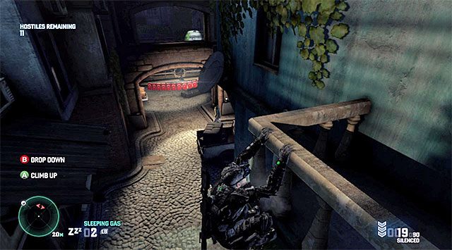 Balkoniki warto wykorzystywać do zaskakiwania wrogów i eliminowania ich z dużych odległości - Misja 2 - Targ rybny | Dodatkowe misje - Kobin | Splinter Cell Blacklist - Tom Clancys Splinter Cell: Blacklist - poradnik do gry