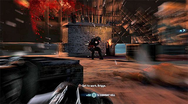 Musisz używać pistoletu do likwidowania wrogów - Misja 4 - Opuszczone miasto | Dodatkowe misje - Briggs | Splinter Cell Blacklist - Tom Clancys Splinter Cell: Blacklist - poradnik do gry
