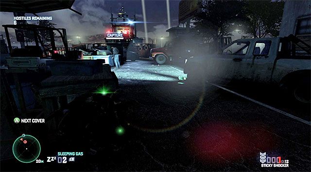 Zlikwiduj snajperów i odciągnij dodatkowo cel w jakieś nieoświetlone miejsce - Misje Kobina | Cele o dużym znaczeniu (High Value Targets) - Tom Clancys Splinter Cell: Blacklist - poradnik do gry