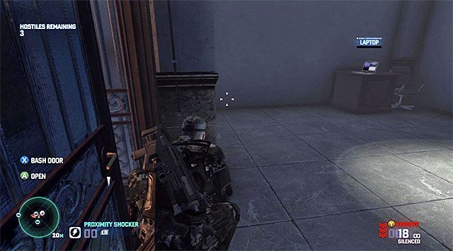 Nie daj się nikomu zauważyć, bo w przeciwnym wypadku nie będziesz mógł zhakować laptopa - Misje Charliego | Laptopy Czarnej Listy (Blacklist Laptops) - Tom Clancys Splinter Cell: Blacklist - poradnik do gry