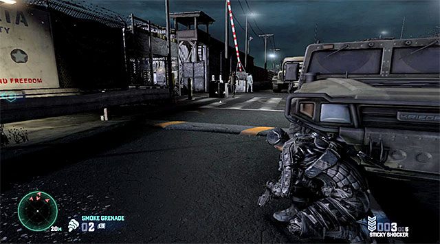 Hummer dobrze sprawdza się w formie zasłony - Wydostanie się z obozu | Misja 8 - Ośrodek więzienny | Splinter Cell Blacklist - Tom Clancys Splinter Cell: Blacklist - poradnik do gry