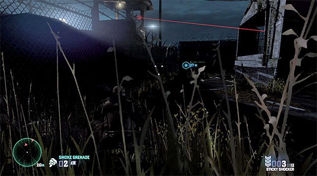 Lewa część ostatniego obszaru obozu - Wydostanie się z obozu | Misja 8 - Ośrodek więzienny | Splinter Cell Blacklist - Tom Clancys Splinter Cell: Blacklist - poradnik do gry