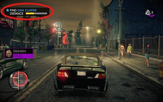 Po dojechaniu na miejsce w prawym górnym rogu ekranu zobaczysz pasek (zaznaczony na obrazku powyżej) - #4 - Learn The Rules... | Opis przejścia | Saints Row IV - Saints Row IV - poradnik do gry