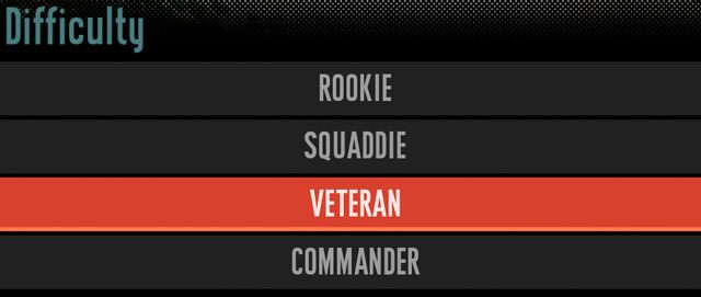 Rookie - przeciwnicy nie stanowią większego problemu, a tempo wykrwawiania jest bardzo powolne - Poziomy trudności - The Bureau: XCOM Declassified - poradnik do gry