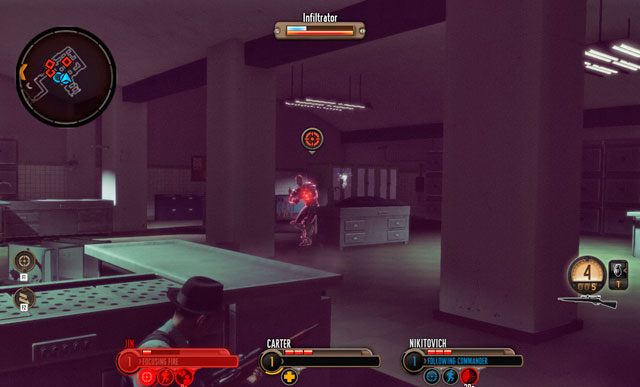 Infiltrator stanowi podstawowy cel. - 1 - Wizyta w bazie I - Witamy w XCOM - Misje - The Bureau: XCOM Declassified - poradnik do gry