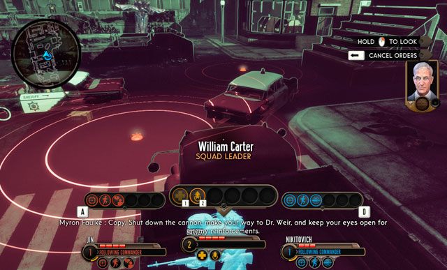 Lokalizację i zasięg min możesz podejrzeć w trybie skupienia. - 2 - Doktor - Misje - The Bureau: XCOM Declassified - poradnik do gry