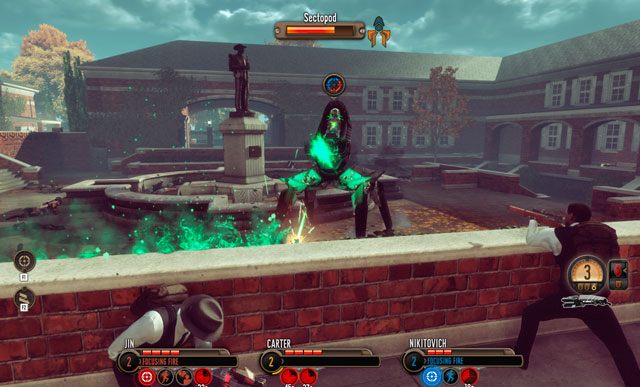 Po uzupełnieniu amunicji przejdź przez bramę po prawej i przygotuj się na naprawdę trudne starcie - 2 - Doktor - Misje - The Bureau: XCOM Declassified - poradnik do gry