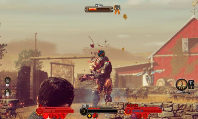 Muton to najpotężniejszy z przeciwników podczas tej walki. - 2 - Operacja - Strażnik - Misje - The Bureau: XCOM Declassified - poradnik do gry