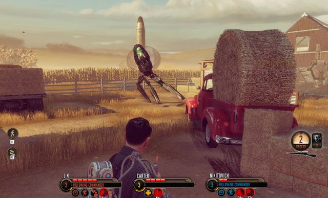 Kiedy szyba pęknie, pilota można łatwo zabić. - 2 - Operacja - Strażnik - Misje - The Bureau: XCOM Declassified - poradnik do gry