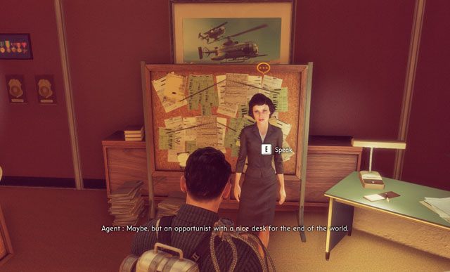 Po spotkaniu z dyrektorem Faulkiem wejdź na górne piętro i porozmawiaj z agentką Weaver - 4 - Wizyta w bazie IV - Misje - The Bureau: XCOM Declassified - poradnik do gry