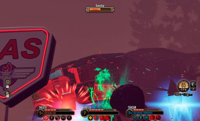 Pancerz wroga szybko topnieje pod ostrzałem działka. - 4 - Operacja - Ognista burza - Misje - The Bureau: XCOM Declassified - poradnik do gry