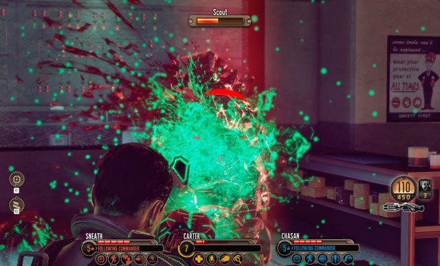 Krótka seria z działka obrotowego jest w stanie zabić każdego przeciwnika. - 5 - Pęknięcie w ziemi - Misje - The Bureau: XCOM Declassified - poradnik do gry