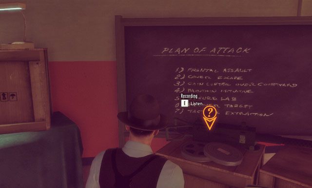 Ostatnia z taśm na tym etapie rozgrywki znajduje się w pokoju odpraw. - Taśmy z nagraniami - The Bureau: XCOM Declassified - poradnik do gry