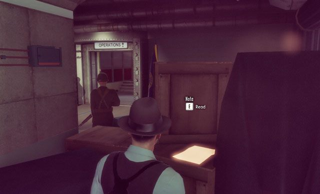 Lokacja tej notatki jest trudna do wypatrzenia. - 1 - Wizyta w bazie I - Witamy w XCOM - Dokumenty - The Bureau: XCOM Declassified - poradnik do gry