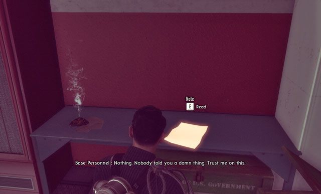 Strzelnica to nienajlepsze miejsce na spokojną lekturę. - 2 - Wizyta w bazie II (2) - Dokumenty - The Bureau: XCOM Declassified - poradnik do gry