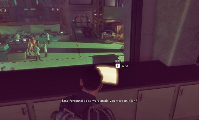 Zapiski umieszczono na szafce. - 3 - Wizyta w bazie III - Dokumenty - The Bureau: XCOM Declassified - poradnik do gry