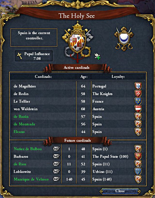 Kontrola kurii daje bardzo przydatne dodatki - Europa Universalis 4: The Holy See - Religia i kultura - Europa Universalis 4 - poradnik do gry