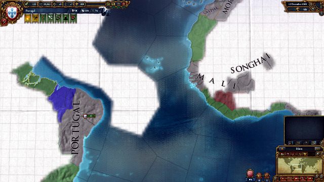 Zielone prowincje na kolonialnej mapie są w zasięgu - Europa Universalis 4: Kolonizacja - Zasięg terytorialny i wojny - Europa Universalis 4 - poradnik do gry