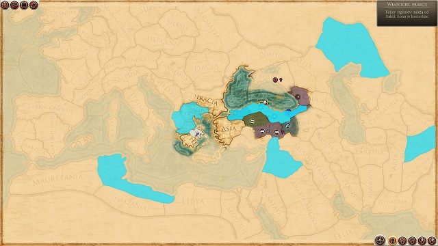 Jako, że grę rozpoczynamy będąc w stanie wojny z Kapadocją, skorzystajmy z tej okazji i uderzmy na ich ziemie - Warunki zwycięstwa i pierwsze kroki | Frakcje - Pont | Total War Rome II - Total War: Rome II - poradnik do gry