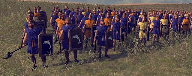 Ta wyposażona w broń dystansową piechota służy nękaniu oddziałów przeciwnika ciągłymi atakami - Jednostki lądowe w Total War Rome II | Wojsko - Total War: Rome II - poradnik do gry