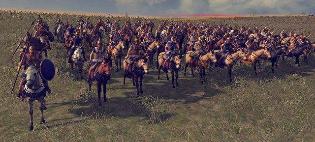 Ciężka kawaleria, zdolna zniszczyć nawet średnio opancerzone oddziały piechoty wroga - Jednostki lądowe w Total War Rome II | Wojsko - Total War: Rome II - poradnik do gry