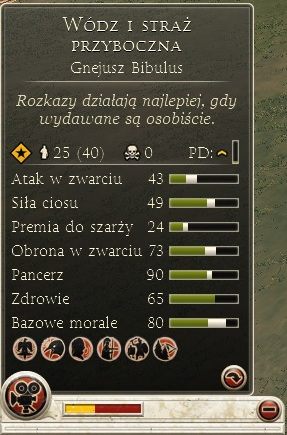 W prawym dolnym rogu ekranu możemy znaleźć poglądową mapę okolicy - Interfejs | Walka w Total War Rome II - Total War: Rome II - poradnik do gry
