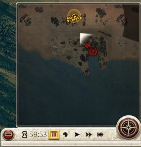 W centralnej części ekranu znajduje się panel armii - poszczególne kafelki oznaczają kolejne oddziały - Interfejs | Walka w Total War Rome II - Total War: Rome II - poradnik do gry