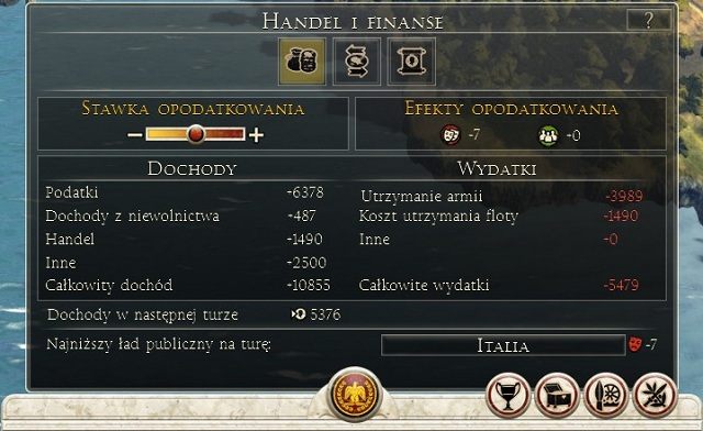 Kolejna zakładka dotyczy handlu - Handel i finanse w Total War Rome II | Mapa strategiczna - Total War: Rome II - poradnik do gry