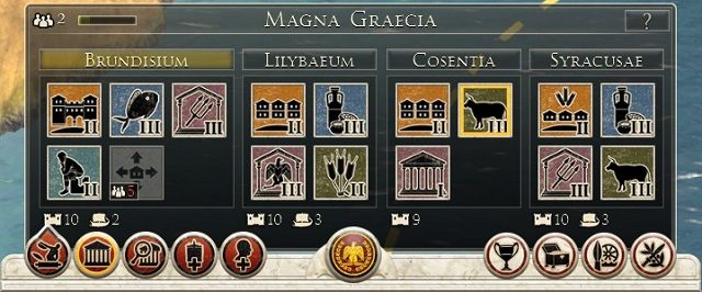 Jak widać możliwości jest bez liku - Przykładowe prowincje w Total War Rome II | Mapa strategiczna - Total War: Rome II - poradnik do gry