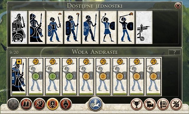 Jeśli nasz generał znajduje się w obrębie zależnego od nas państwa, przycisk werbunek zostanie zastąpiony nowym: rekruci z protektoratu/satrapii - Zarządzanie armią w Total War Rome II | Wojsko - Total War: Rome II - poradnik do gry