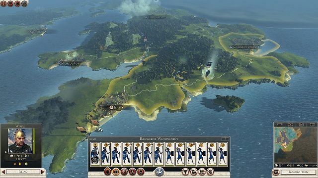 Każda armia porusza się w tempie najwolniejszej jednostki: jeśli w jej skład wchodzą zarówno oddziały kawalerii jak i machiny wojenne, cała grupa będzie poruszała się po mapie znacznie wolniej niż legion składający się tylko i wyłącznie z konnicy - Przemieszczanie oddziałów w Total War Rome II | Wojsko - Total War: Rome II - poradnik do gry