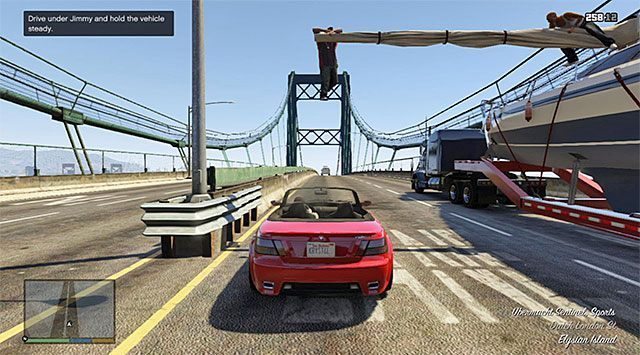 Kolejny ważny moment nadejdzie za kilka chwil i tym razem będziesz musiał uratować Jimmyego - GTA 5: Ojciec i syn - solucja - GTA 5 - poradnik do gry