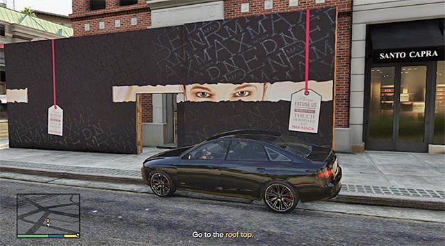 Kolejnym krokiem będzie dokładniejsze zbadanie systemu wentylacji i w tym celu musisz przedostać się na dach - GTA 5: Sprawdzanie jubilera - solucja - GTA 5 - poradnik do gry