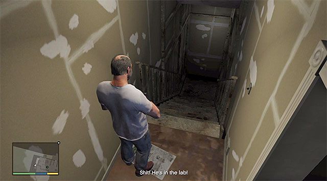 Zejście do piwnicy - GTA 5: Kryształowy labirynt - solucja - GTA 5 - poradnik do gry
