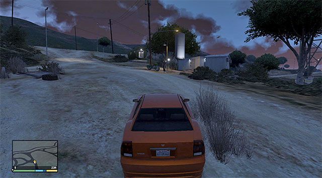 Miejsce spotkania z Franklinem - GTA 5: Dzień żywego trupa - solucja - GTA 5 - poradnik do gry