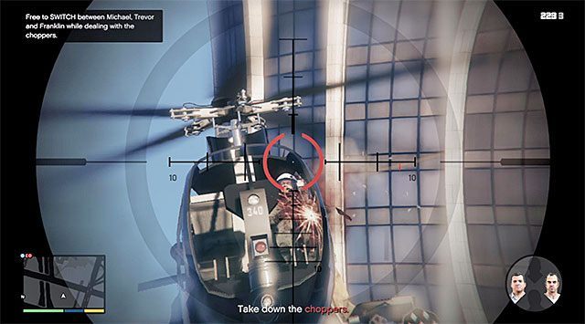 Po raz ostatni w trakcie tej misji przejmij kontrolę nad postacią Franklina - GTA 5: Trzech wspaniałych - solucja - GTA 5 - poradnik do gry