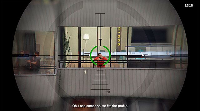 Grając jako Michael ponownie użyj lunety, ale i tym razem próba zlokalizowania celu ataku zakończy się niepowodzeniem - GTA 5: Jak na szkoleniu - solucja - GTA 5 - poradnik do gry