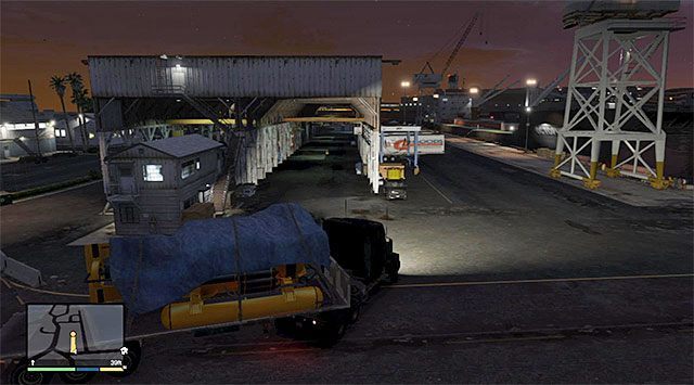 Miejsce zakończenia misji - GTA 5: Mała podwodna - solucja - GTA 5 - poradnik do gry