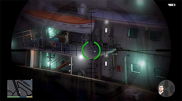 Okolice wejścia do wnętrza okrętu - GTA 5: Skok na Merryweather, atak na frachtowiec (Freighter) - solucja - GTA 5 - poradnik do gry