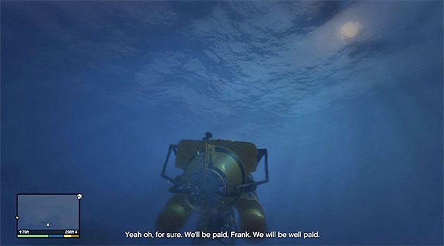 Powróć na powierzchnię - GTA 5: Skok na Merryweather, atak na poligon doświadczalny (Offshore) - solucja - GTA 5 - poradnik do gry